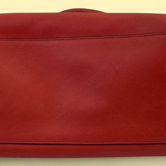 Coach Burnt Orange Leather‎ Bennett Handbag Boston Bag - Picture 7 of 8